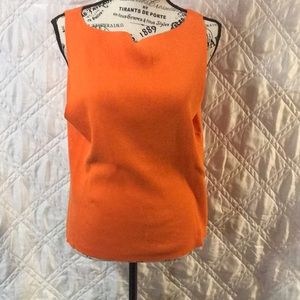 Andrea Viccaro sleeveless sweater Orange size XL 100% Cotton